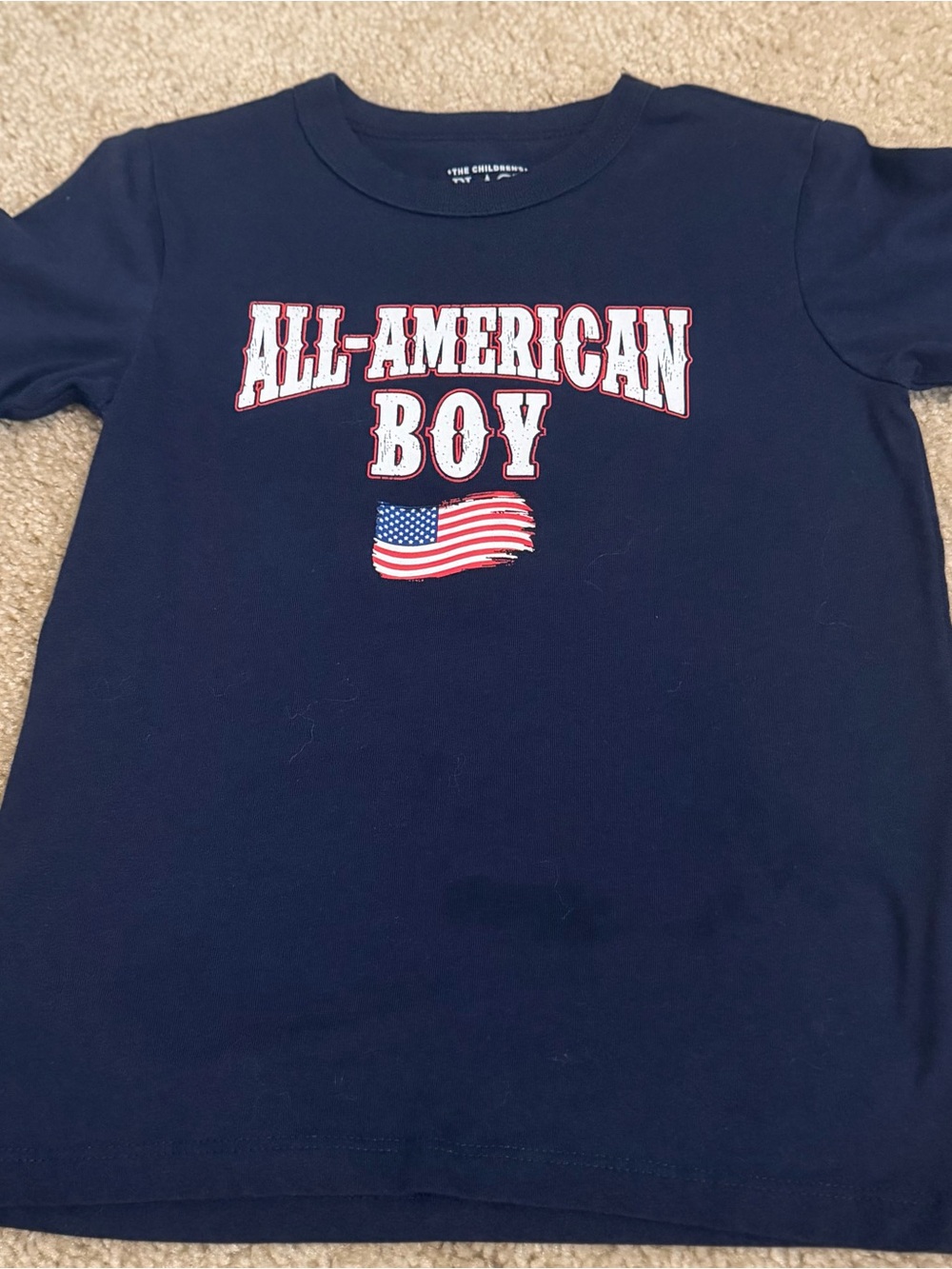 The Children's Place Navy All-American Boy Graphic Tee